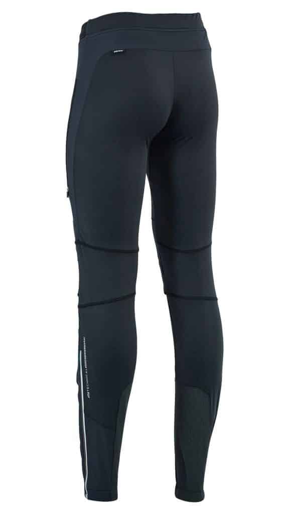 Damskie spodnie do narciarstwa biegowego Silvini Soracte nogawki rozsuwane do kolan WP1145 kolor czarny